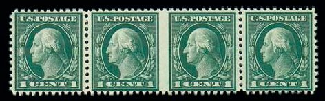 Prices of US Stamps Scott Cat. #498 - 1917 1c Washington Perf 11. Matthew Bennett International, Dec 2007, Sale 325, Lot 2158