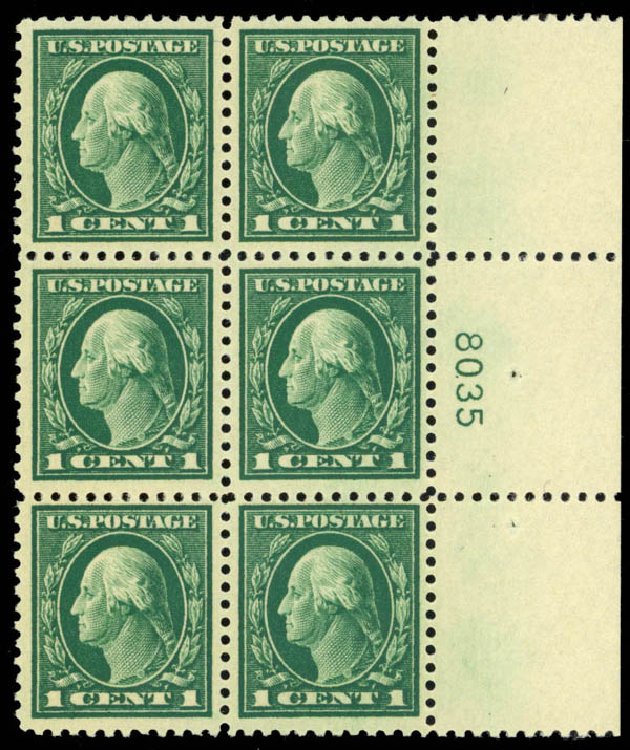 Cost of US Stamps Scott #498 - 1c 1917 Washington Perf 11. Daniel Kelleher Auctions, Mar 2013, Sale 635, Lot 558