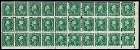 US Stamp Prices Scott #498 - 1c 1917 Washington Perf 11. Matthew Bennett International, Dec 2007, Sale 325, Lot 2159