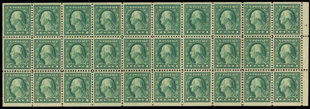 Value of US Stamp Scott Catalog # 498: 1917 1c Washington Perf 11. Daniel Kelleher Auctions, Apr 2012, Sale 629, Lot 361
