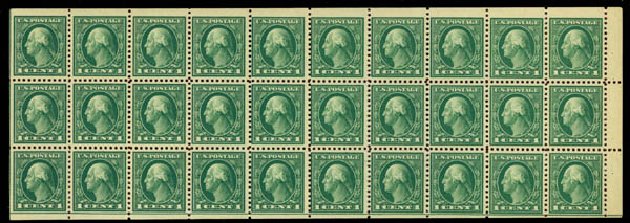 Cost of US Stamp Scott Catalogue #498 - 1c 1917 Washington Perf 11. Daniel Kelleher Auctions, Sep 2014, Sale 655, Lot 541