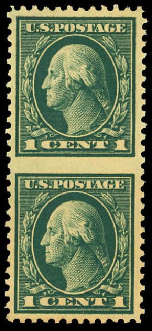 US Stamp Prices Scott Catalog # 498: 1917 1c Washington Perf 11. Daniel Kelleher Auctions, Dec 2012, Sale 633, Lot 872