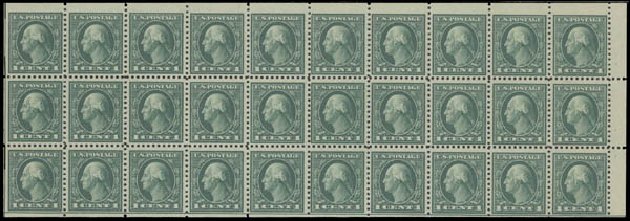 Prices of US Stamps Scott Catalogue 498: 1c 1917 Washington Perf 11. Daniel Kelleher Auctions, Sep 2014, Sale 655, Lot 542