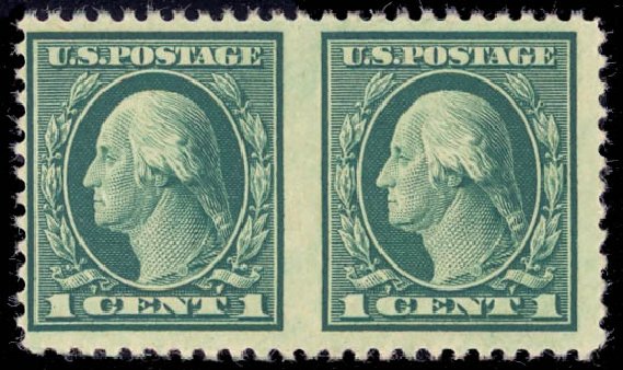 US Stamp Values Scott Catalog #498 - 1917 1c Washington Perf 11. Daniel Kelleher Auctions, Jul 2011, Sale 625, Lot 1003
