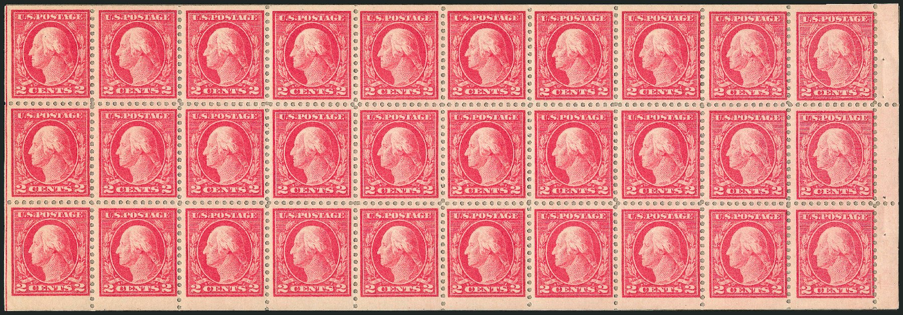 US Stamps Values Scott Catalog # 499: 2c 1917 Washington Perf 11. Robert Siegel Auction Galleries, Jun 2012, Sale 1025, Lot 230