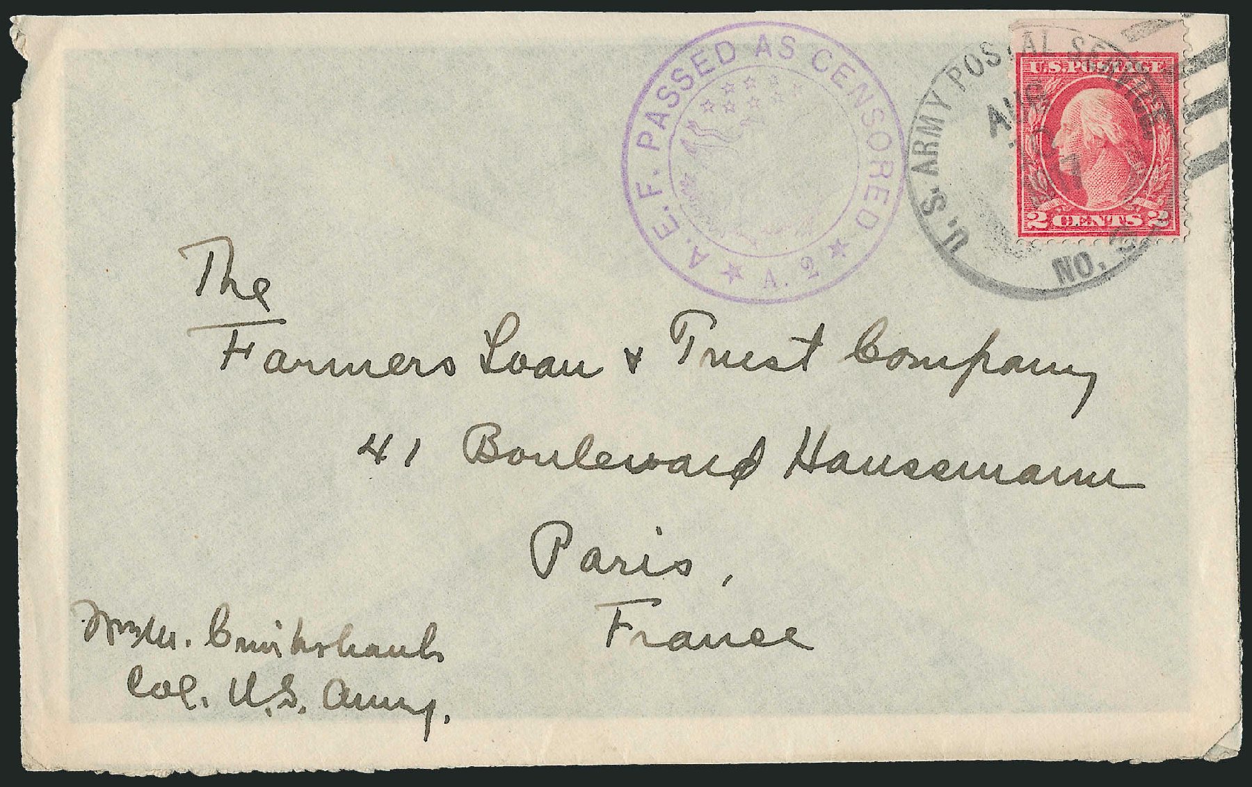 US Stamps Price Scott Catalogue # 499 - 1917 2c Washington Perf 11. Robert Siegel Auction Galleries, Jun 2010, Sale 991, Lot 1280