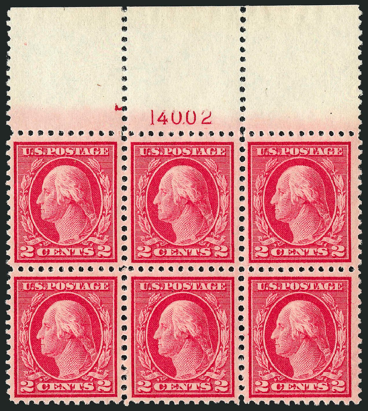 US Stamps Value Scott Catalog #499 - 1917 2c Washington Perf 11. Robert Siegel Auction Galleries, Sep 2008, Sale 962, Lot 2772