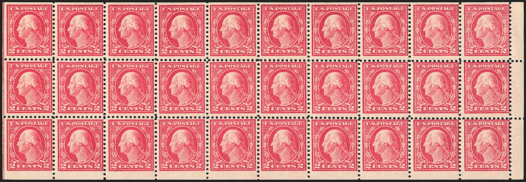 Cost of US Stamps Scott #499: 1917 2c Washington Perf 11. Robert Siegel Auction Galleries, Sep 2009, Sale 968B, Lot 652