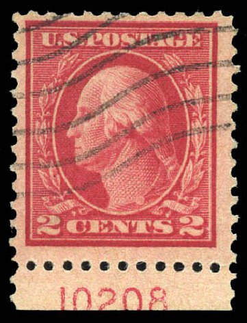 Value of US Stamp Scott Catalogue #499 - 1917 2c Washington Perf 11. Matthew Bennett International, Mar 2011, Sale 336, Lot 1313