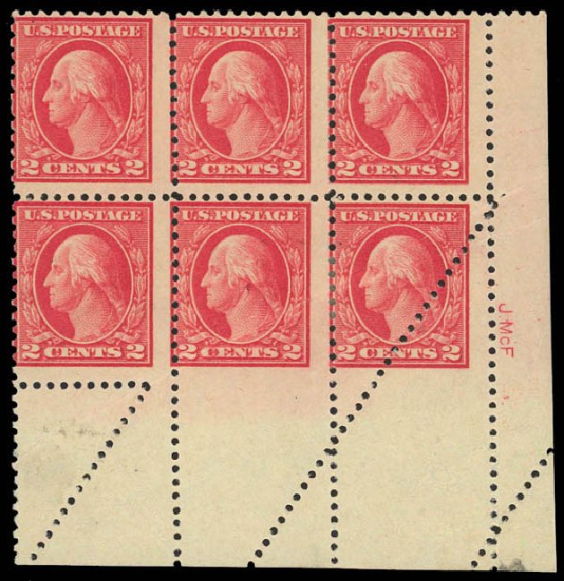 Price of US Stamps Scott Cat. #499: 2c 1917 Washington Perf 11. Daniel Kelleher Auctions, Jan 2012, Sale 628, Lot 526
