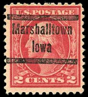 Costs of US Stamps Scott Catalog 500: 2c 1919 Washington Perf 11. Harmer-Schau Auction Galleries, Aug 2012, Sale 94, Lot 1597
