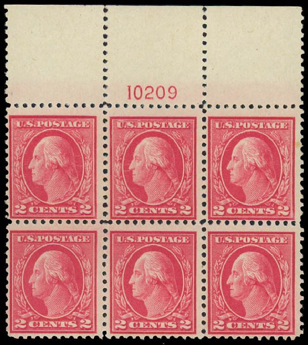 Costs of US Stamp Scott Cat. # 500 - 2c 1919 Washington Perf 11. Daniel Kelleher Auctions, Aug 2012, Sale 631, Lot 1247