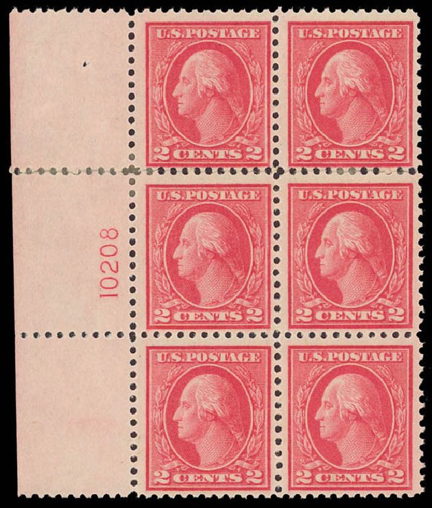 US Stamp Values Scott Catalog #500: 2c 1919 Washington Perf 11. Daniel Kelleher Auctions, Aug 2012, Sale 631, Lot 1248