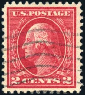 Values of US Stamps Scott Catalog #500 - 2c 1919 Washington Perf 11. Harmer-Schau Auction Galleries, Mar 2011, Sale 89, Lot 339