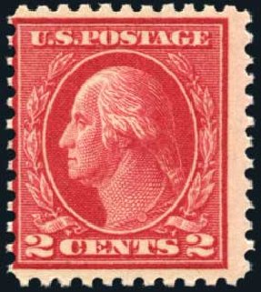 US Stamp Values Scott # 500 - 2c 1919 Washington Perf 11. Harmer-Schau Auction Galleries, May 2014, Sale 101, Lot 160