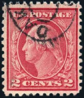 Value of US Stamp Scott Cat. # 500 - 1919 2c Washington Perf 11. Harmer-Schau Auction Galleries, Mar 2011, Sale 89, Lot 340