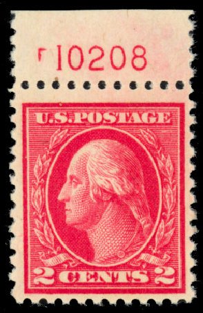 Cost of US Stamp Scott Catalogue #500 - 2c 1919 Washington Perf 11. Daniel Kelleher Auctions, Dec 2013, Sale 640, Lot 420