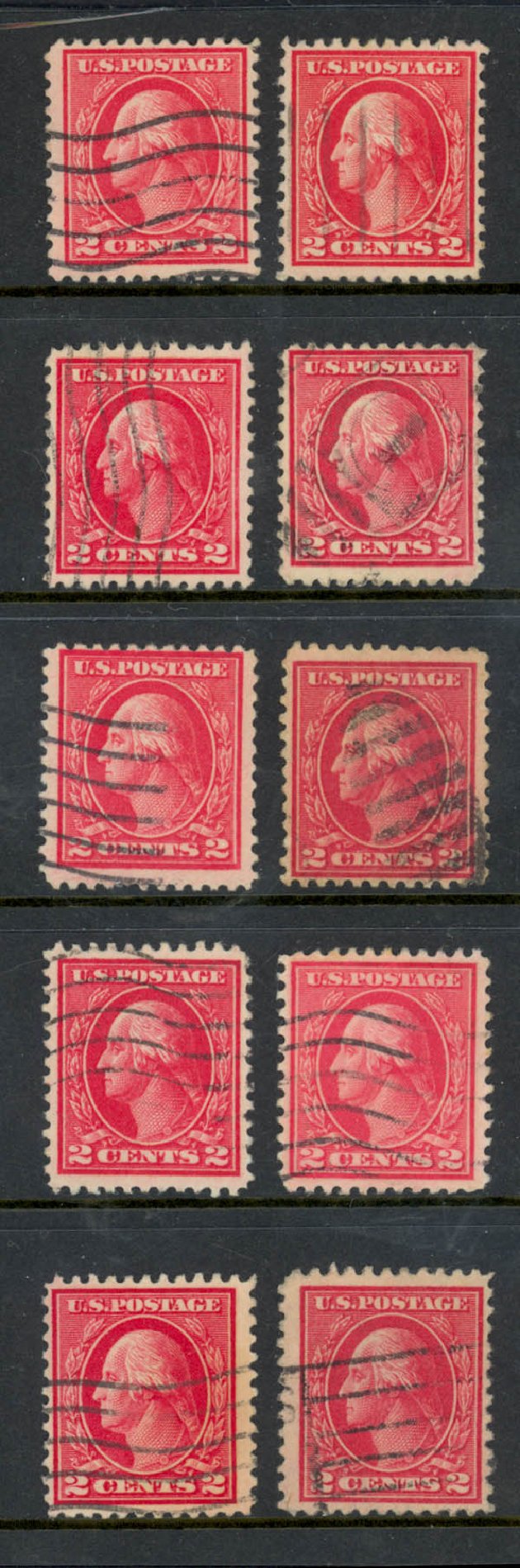 US Stamp Prices Scott Cat. #500: 2c 1919 Washington Perf 11. Daniel Kelleher Auctions, May 2014, Sale 652, Lot 711