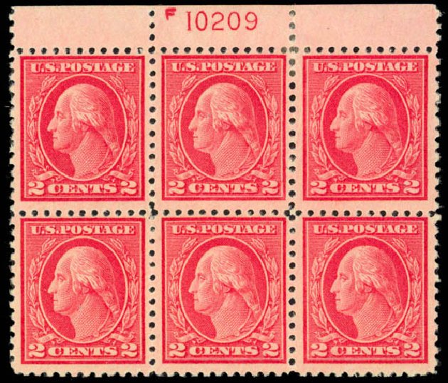 Costs of US Stamp Scott Cat. # 500 - 2c 1919 Washington Perf 11. Daniel Kelleher Auctions, Mar 2013, Sale 635, Lot 564
