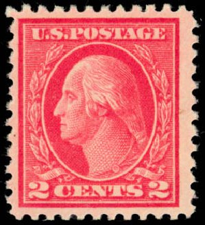 Prices of US Stamps Scott # 500 - 1919 2c Washington Perf 11. Daniel Kelleher Auctions, May 2014, Sale 652, Lot 704