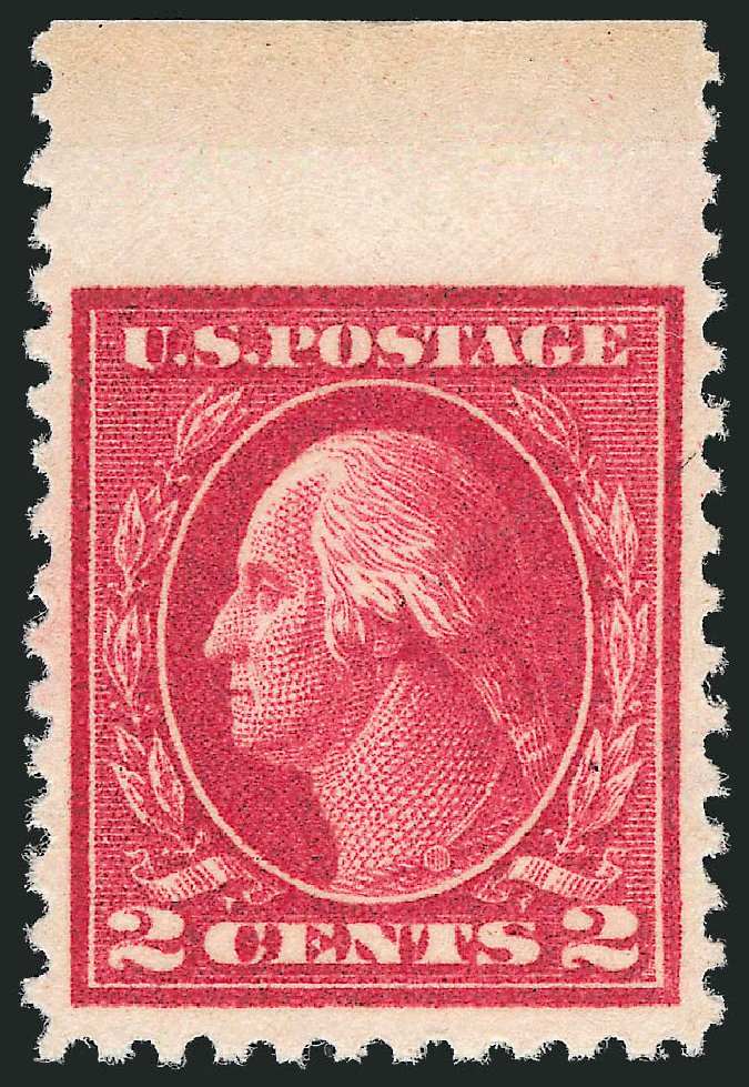 US Stamps Prices Scott 500 - 1919 2c Washington Perf 11. Robert Siegel Auction Galleries, Dec 2012, Sale 1037, Lot 2084