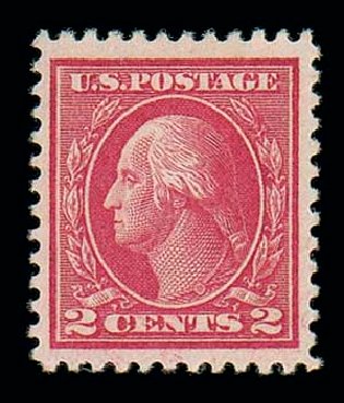 Cost of US Stamps Scott Catalog 500 - 1919 2c Washington Perf 11. Matthew Bennett International, Jun 2007, Sale 319, Lot 1475