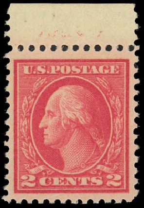 Prices of US Stamps Scott Cat. # 500 - 2c 1919 Washington Perf 11. Daniel Kelleher Auctions, Jul 2011, Sale 625, Lot 1005