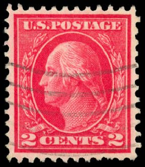 Values of US Stamp Scott Cat. 500: 2c 1919 Washington Perf 11. Daniel Kelleher Auctions, Sep 2014, Sale 655, Lot 545