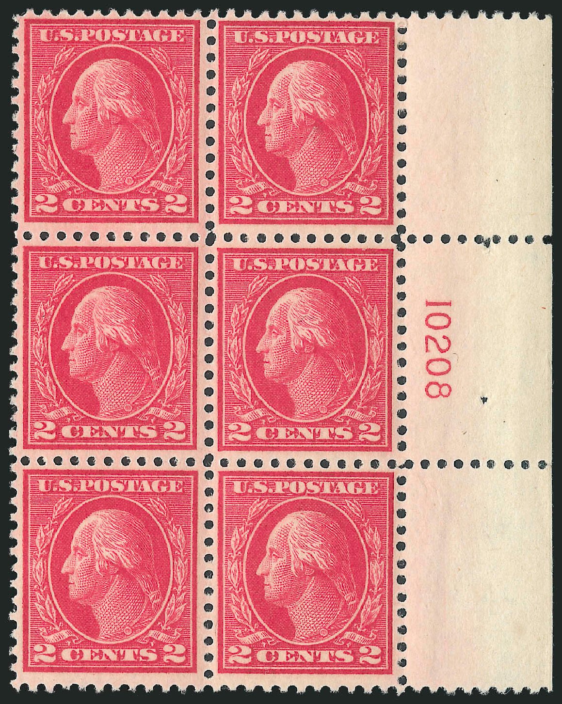 US Stamp Value Scott Cat. # 500 - 2c 1919 Washington Perf 11. Robert Siegel Auction Galleries, Dec 2012, Sale 1037, Lot 2085