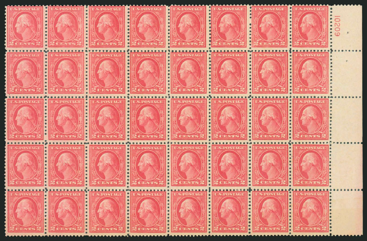 Costs of US Stamp Scott Catalog #500 - 1919 2c Washington Perf 11. Robert Siegel Auction Galleries, Dec 2008, Sale 967, Lot 4855