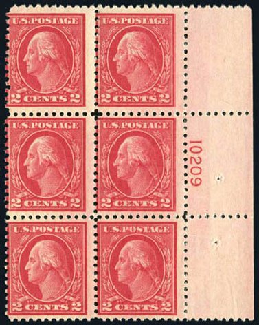 US Stamps Price Scott Cat. # 500 - 2c 1919 Washington Perf 11. Harmer-Schau Auction Galleries, Oct 2008, Sale 79, Lot 222