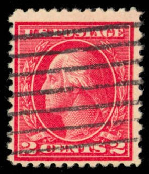 Values of US Stamp Scott Catalogue #500 - 2c 1919 Washington Perf 11. Daniel Kelleher Auctions, Mar 2013, Sale 635, Lot 562