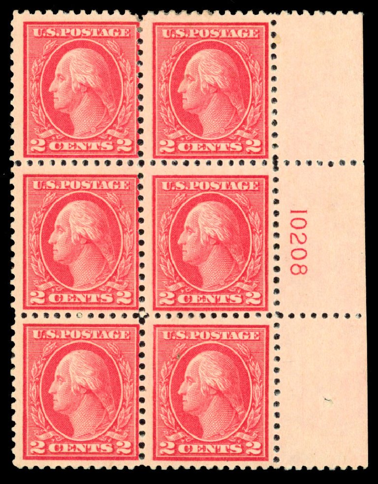 US Stamp Price Scott 500: 1919 2c Washington Perf 11. Daniel Kelleher Auctions, Dec 2013, Sale 640, Lot 422