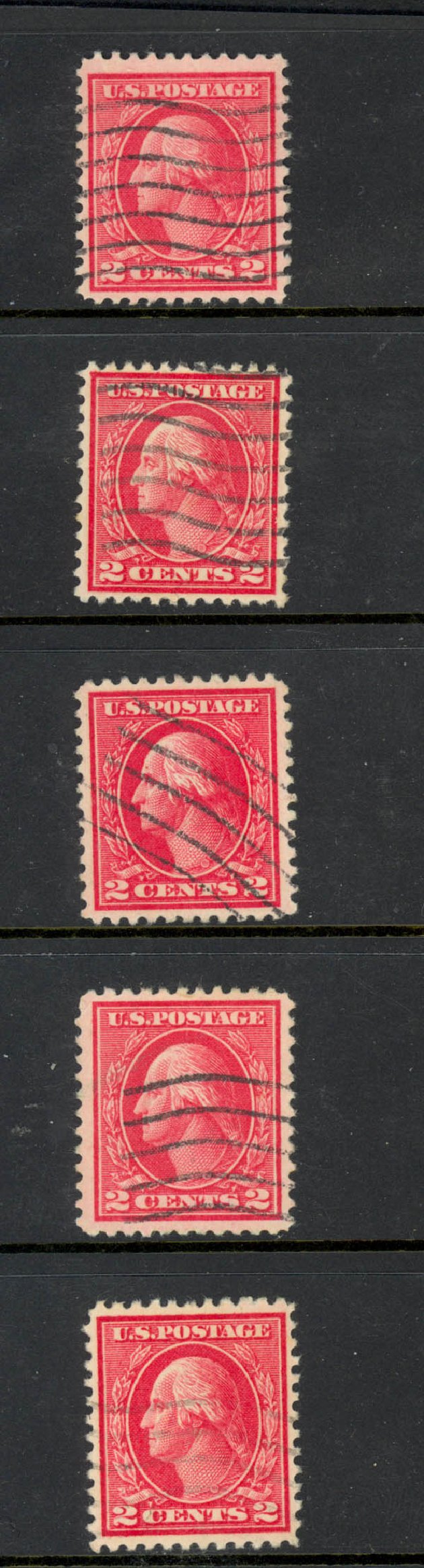 Prices of US Stamp Scott Cat. #500 - 2c 1919 Washington Perf 11. Daniel Kelleher Auctions, May 2014, Sale 652, Lot 712