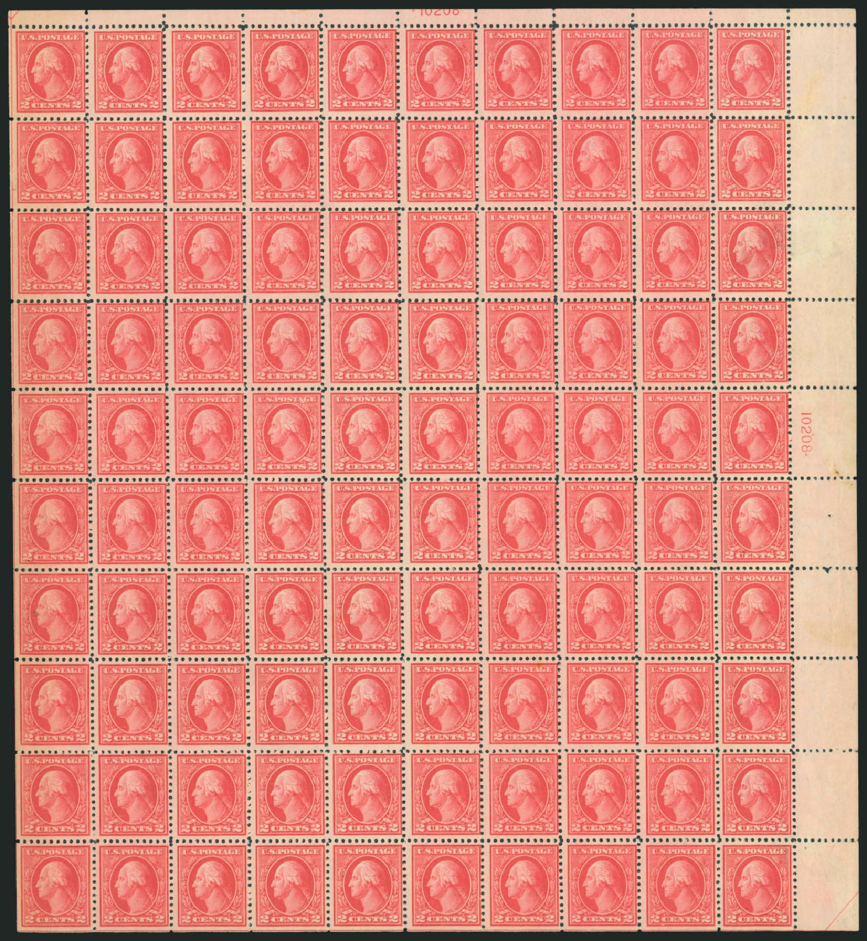 Price of US Stamp Scott Cat. #500 - 2c 1919 Washington Perf 11. Robert Siegel Auction Galleries, Dec 2008, Sale 967, Lot 4853