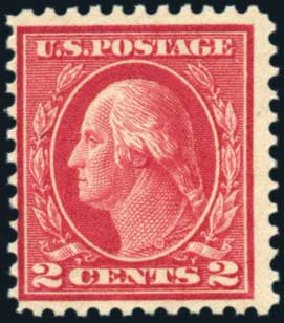 US Stamp Prices Scott 500: 1919 2c Washington Perf 11. Harmer-Schau Auction Galleries, Oct 2010, Sale 87, Lot 316