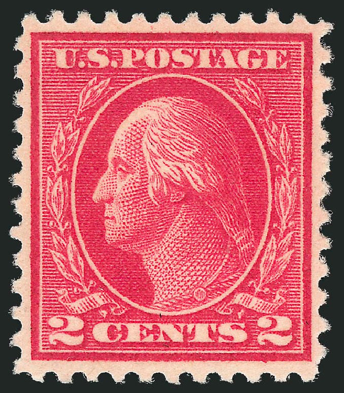 US Stamps Value Scott Catalog # 500 - 1919 2c Washington Perf 11. Robert Siegel Auction Galleries, Apr 2014, Sale 1068, Lot 296