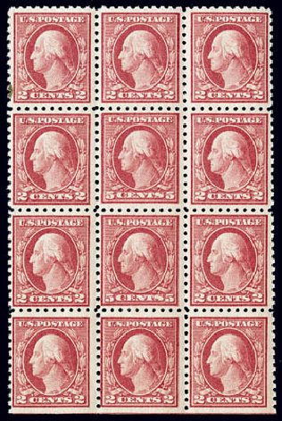 US Stamps Prices Scott # 505 - 1917 5c Washington Perf 11 Error. Matthew Bennett International, Jun 2008, Sale 328, Lot 1007