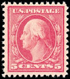 Costs of US Stamps Scott Cat. # 505: 1917 5c Washington Perf 11 Error. Schuyler J. Rumsey Philatelic Auctions, Apr 2015, Sale 60, Lot 2417