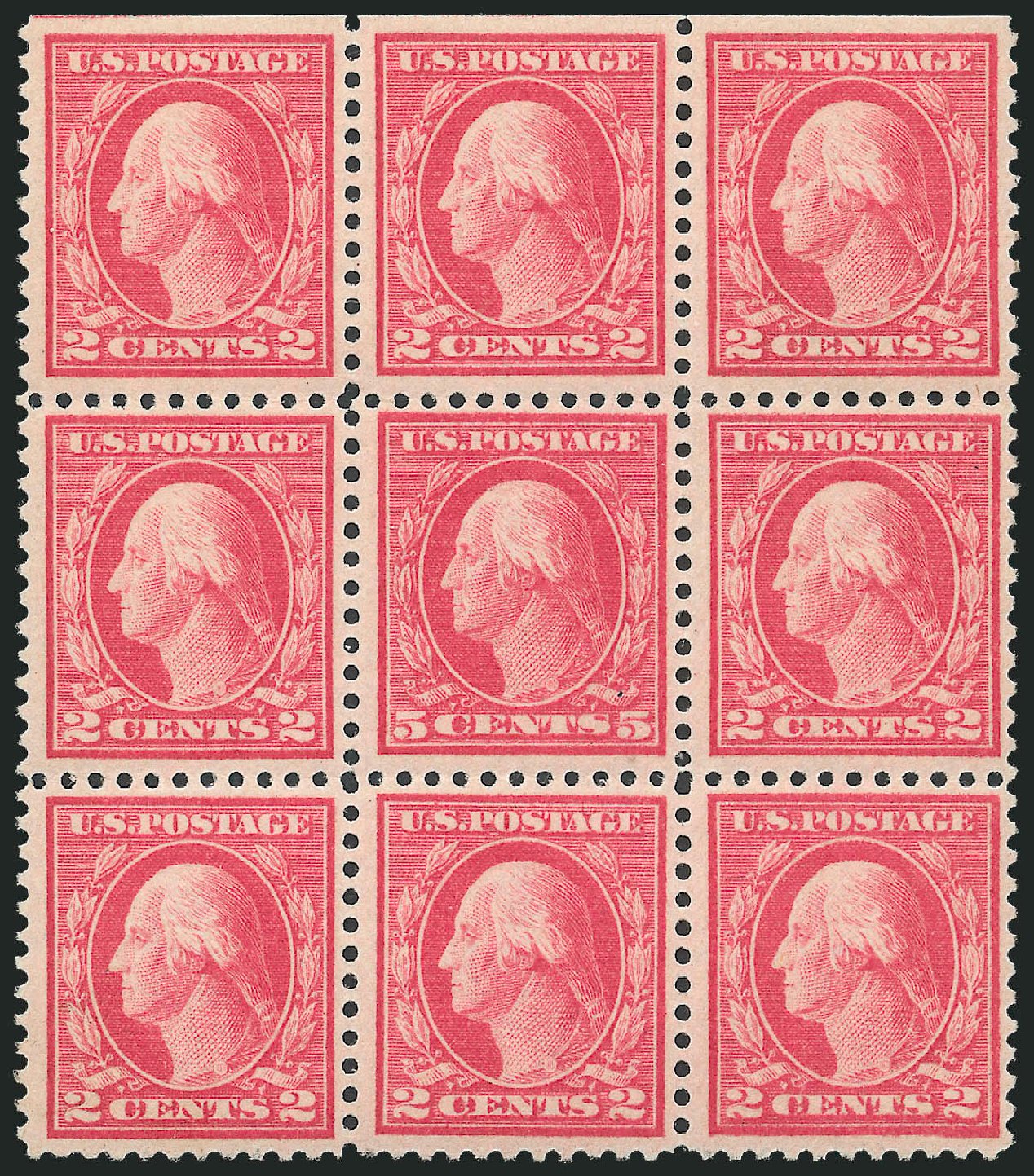 Cost of US Stamp Scott Cat. #505: 5c 1917 Washington Perf 11 Error. Robert Siegel Auction Galleries, Mar 2011, Sale 1007, Lot 2787