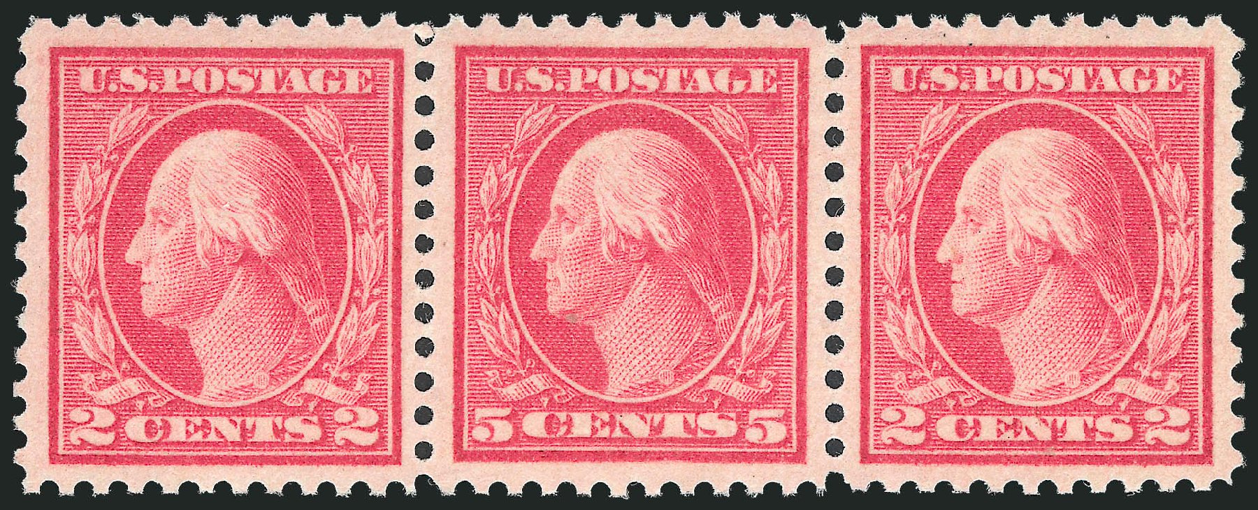 US Stamp Prices Scott Catalogue #505: 1917 5c Washington Perf 11 Error. Robert Siegel Auction Galleries, Oct 2011, Sale 1014, Lot 1997