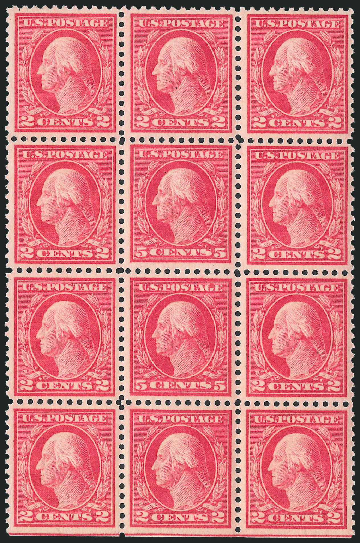 Price of US Stamp Scott 505: 1917 5c Washington Perf 11 Error. Robert Siegel Auction Galleries, Mar 2013, Sale 1040, Lot 1897