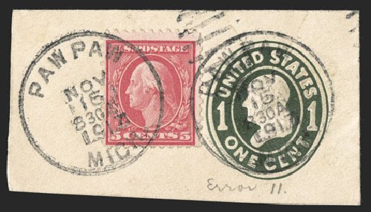 Price of US Stamp Scott Catalog 505 - 1917 5c Washington Perf 11 Error. Spink Shreves Galleries, Nov 2012, Sale 141, Lot 177