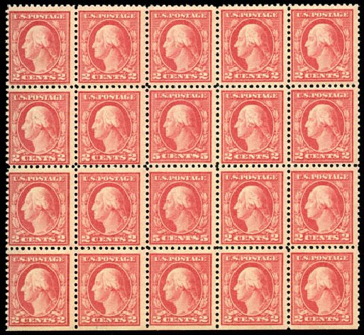 US Stamp Price Scott Catalogue # 505 - 1917 5c Washington Perf 11 Error. Matthew Bennett International, Jun 2008, Sale 328, Lot 1008
