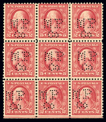 Costs of US Stamps Scott Catalogue 505 - 1917 5c Washington Perf 11 Error. Matthew Bennett International, Dec 2008, Sale 330, Lot 1818