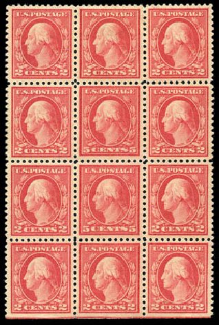 Value of US Stamps Scott Catalog #505: 5c 1917 Washington Perf 11 Error. Matthew Bennett International, Mar 2012, Sale 344, Lot 4628