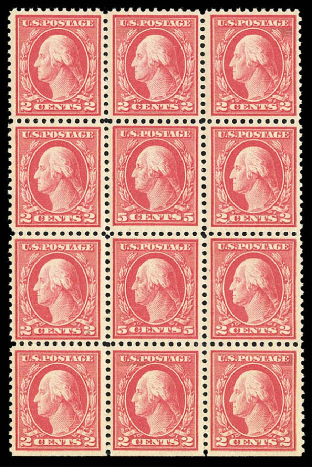 Costs of US Stamps Scott Catalogue 505 - 5c 1917 Washington Perf 11 Error. Matthew Bennett International, Sep 2012, Sale 346, Lot 858