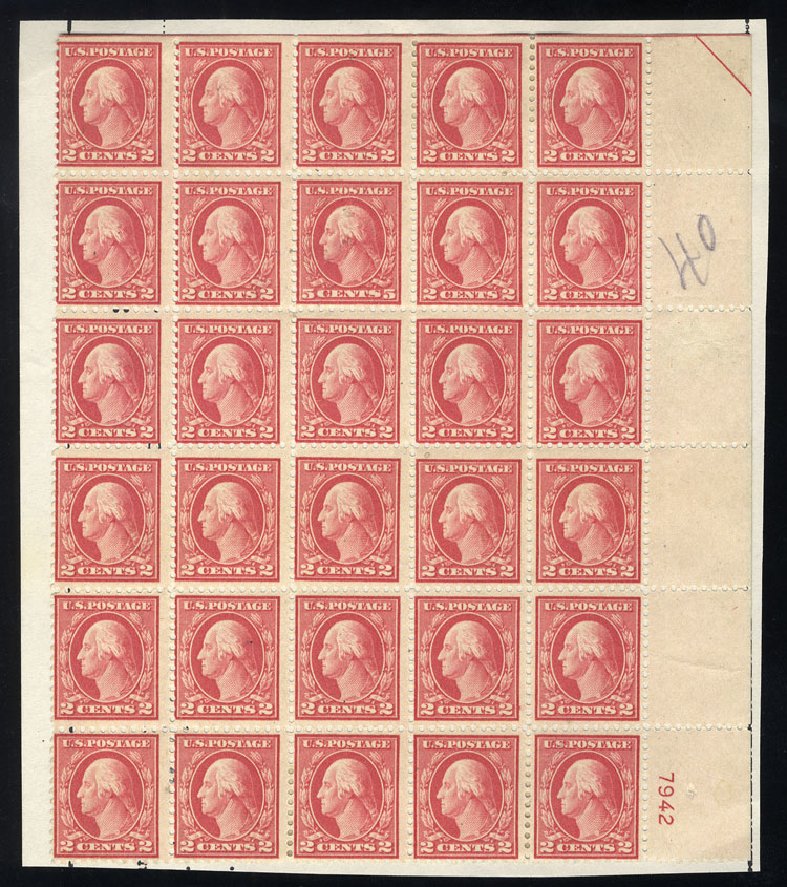 US Stamp Price Scott Catalog 505 - 5c 1917 Washington Perf 11 Error. Cherrystone Auctions, Sep 2008, Sale 200809, Lot 38