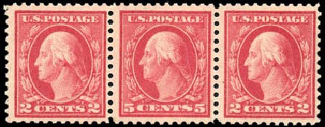 Value of US Stamps Scott Catalog # 505: 5c 1917 Washington Perf 11 Error. Harmer-Schau Auction Galleries, Oct 2010, Sale 87, Lot 318