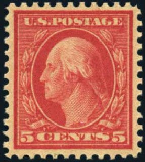 Price of US Stamps Scott Catalogue #505 - 1917 5c Washington Perf 11 Error. Harmer-Schau Auction Galleries, Aug 2012, Sale 94, Lot 1598